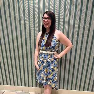 SHEIN High Low Floral Dress